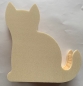 Klebestreifen-Abroller aus Holz, Katze